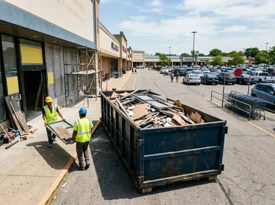 retail-store-renovation-debris-003 — frequently asked questions, Roll-off Dumpster Rentals in Windsor, VA